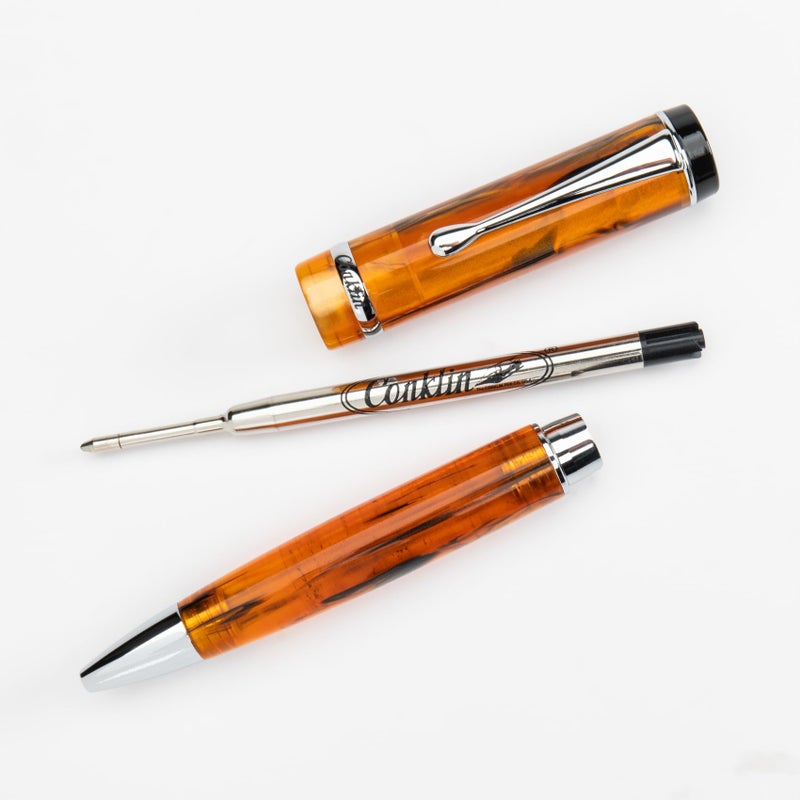 Conklin Duragraph Ballpoint Pen in Amber â€“ Luxury Writing Instrument with Warm Amber Finish, Best Gift for Professionals & Collectors - Image 5